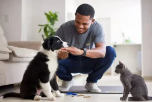 como ensinar comandos básicos ao seu pet em apartamento